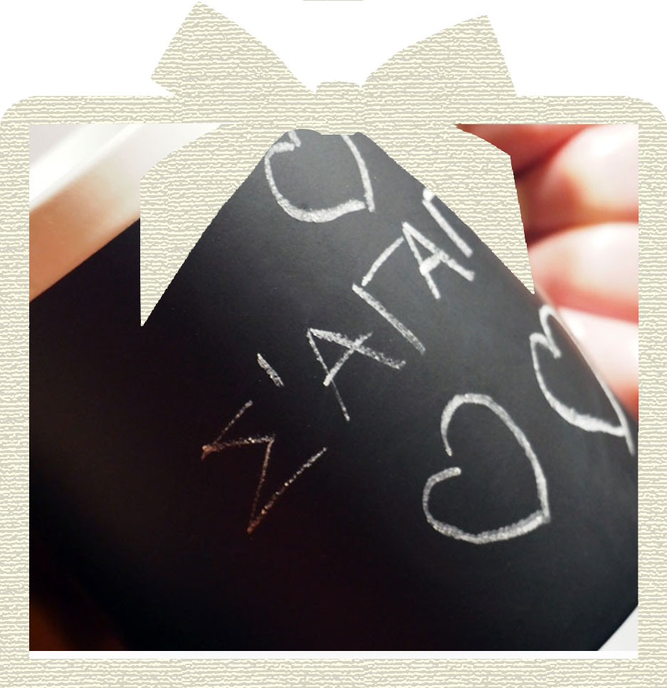 Κούπα μαυροπίνακας κιμωλία