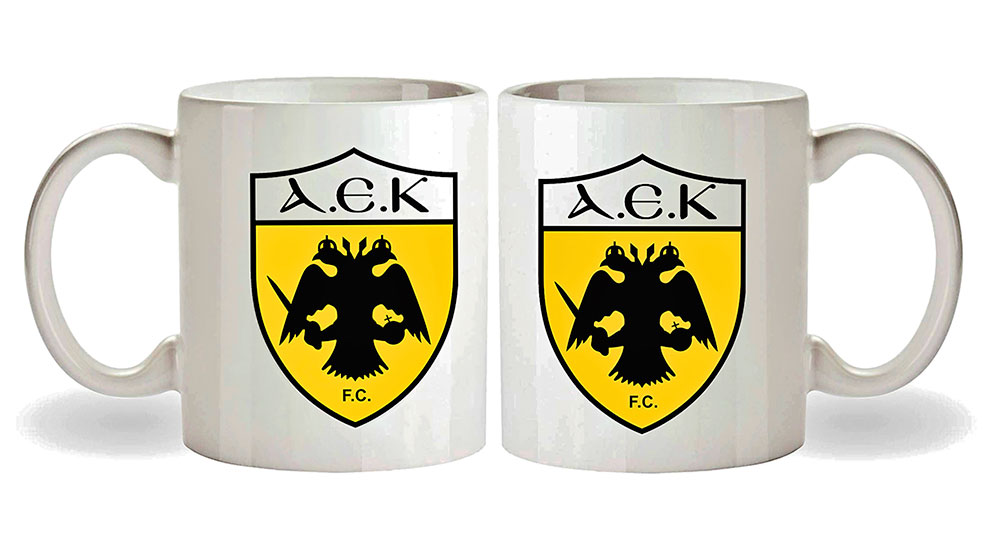 Κούπα ΑΕΚ διπλής εκτύπωσης σήματος