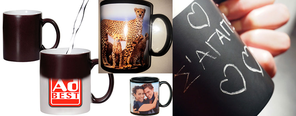 Μαύρες κούπες για εκτύπωση