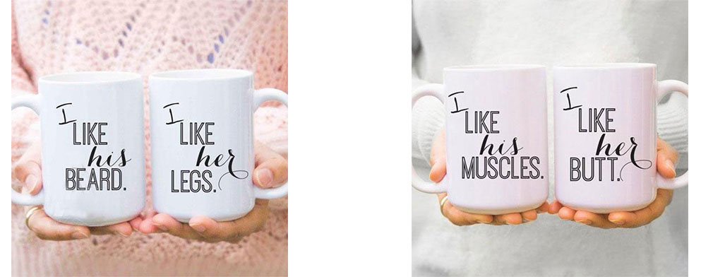 Έξυπνες κούπες τυπωμένο μήνυμα για δώρο